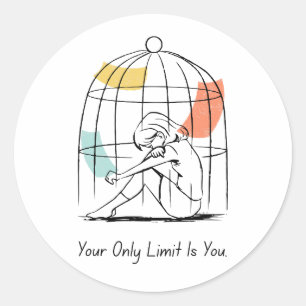 Your Only Limit Is You – Empowerment Sticker