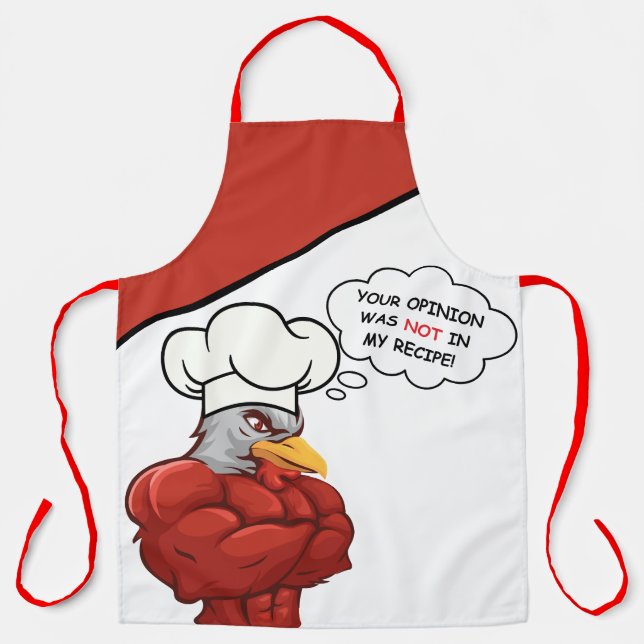 Your opinion was not in my recipe apron (Front)