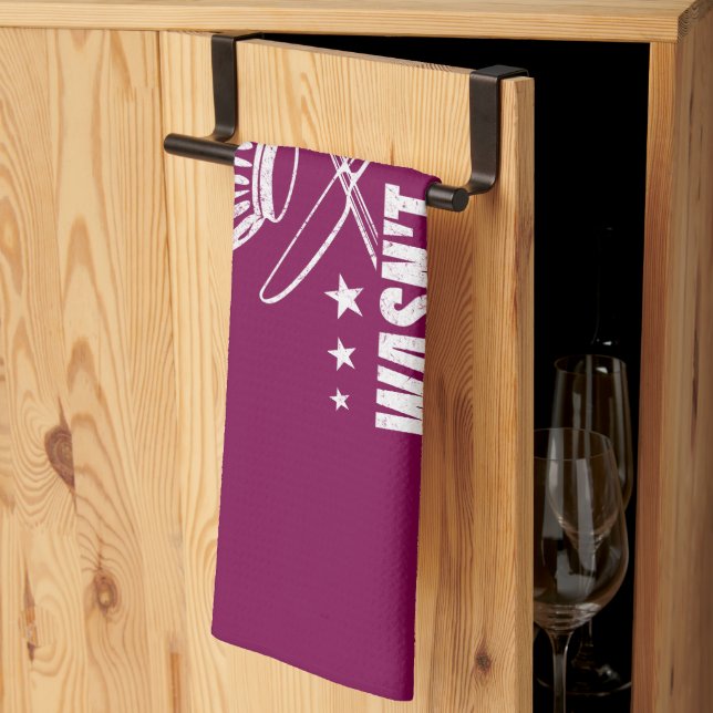 Your Opinion Wasn't in the Recipe Funny Saying Tea Towel (Thirds Fold)