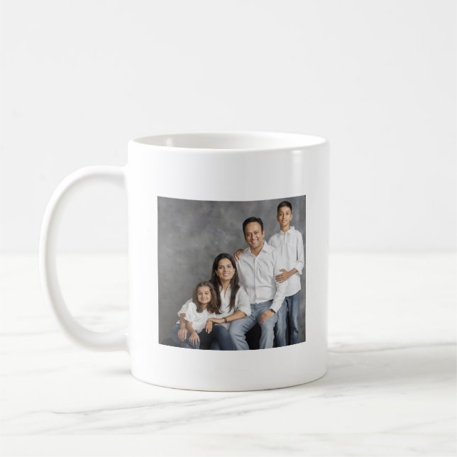 Your Own Artwork Upload Painting Drawing Design Coffee Mug (Left)