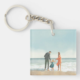 Your Own Artwork Upload Your Painting Drawing Key Ring