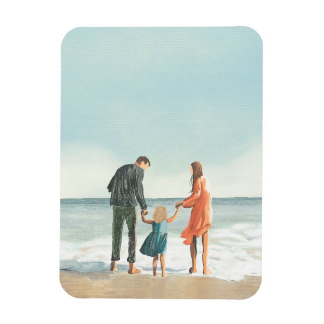 Your Own Artwork | Upload Your Painting Drawing Magnet (Vertical)