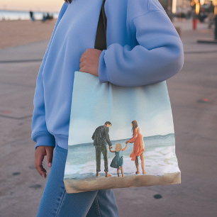 Your Own Artwork   Upload Your Painting Drawing Tote Bag