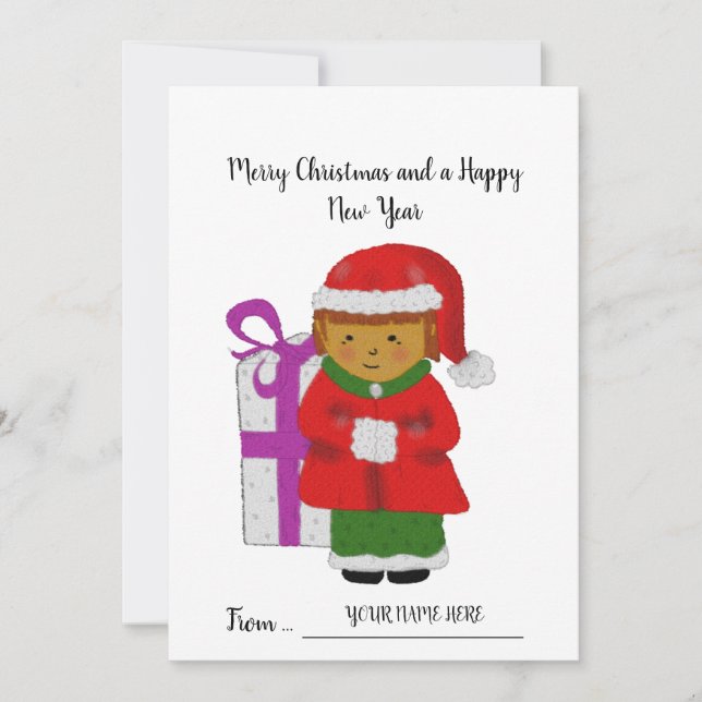 Your own Christmas card (Front)