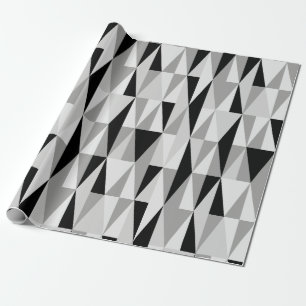 Your Own Colour Mid-century Modern Style Diamonds Wrapping Paper