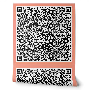 Your Own Design Custom Colours QR Code Scan Info Wallpaper