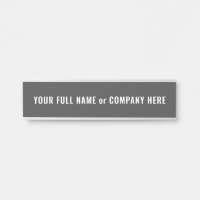 Your Own Design Custom Fonts Colours Name Door Sig