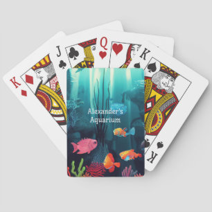 Your Own Exotic Fish Tank Aquarium Playing Cards
