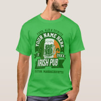 Your Own Irish Pub Logo Personalised St Paddys Day