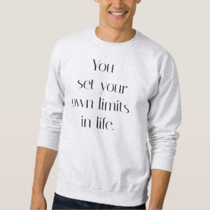 Your Own Limits Men's Basic Sweatshirt