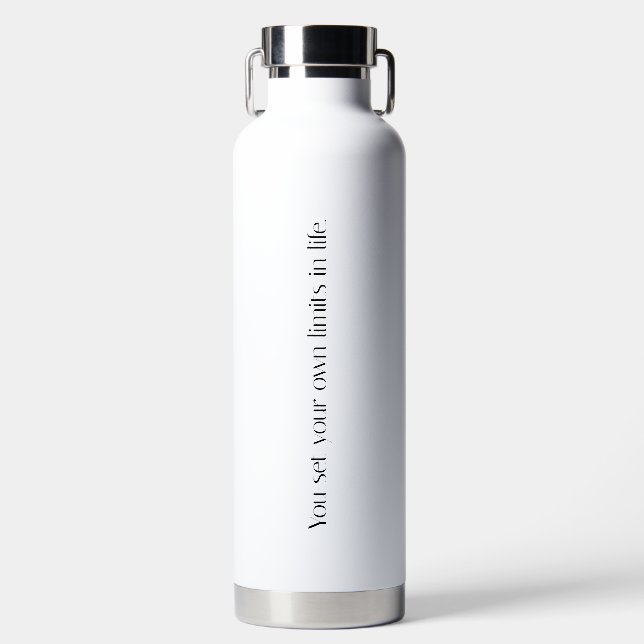 Your Own Limits Vacuum Insulated Bottle (Front)