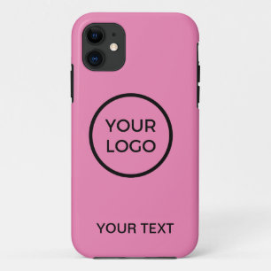 Your own logo and your own text  iPhone 11 case