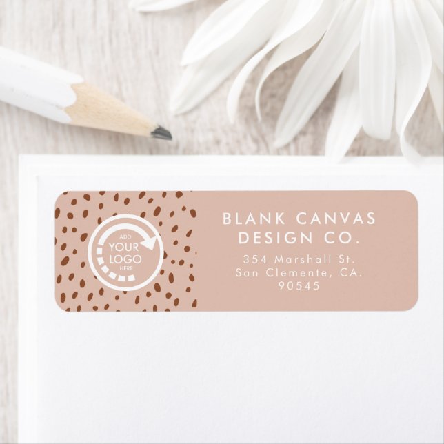 YOUR OWN LOGO Beige & Boho Brown Dots (Insitu)