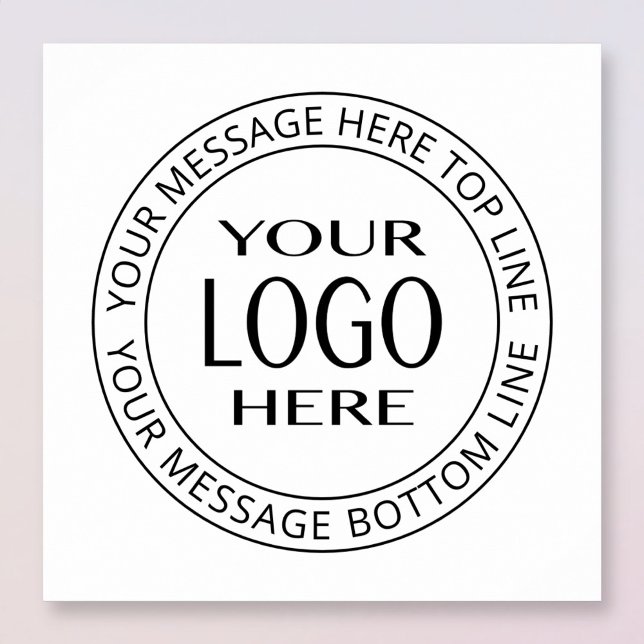 Your Own Logo & Customisable Circular Text Poster (Creator Uploaded)