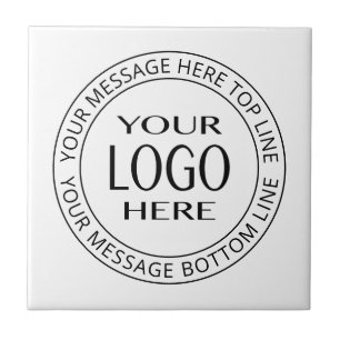 Your Own Logo & Customisable Circular Text Tile