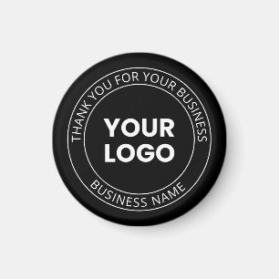 Your Own Logo & Thank You Editable Message Magnet