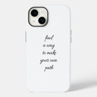 Your Own Path iPhone Case