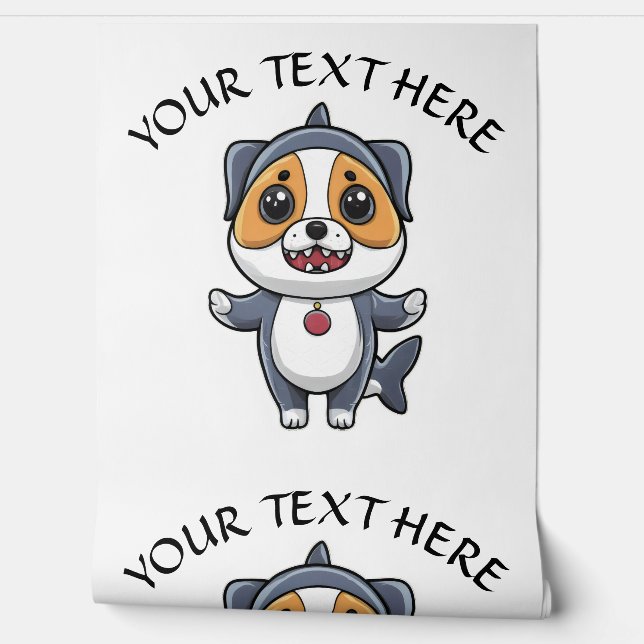 Your own photo on wall decor personalise text edit (Unrolling)