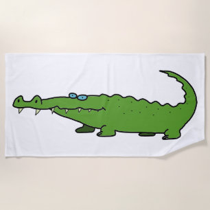 Your own premium quality crock logo beach towel