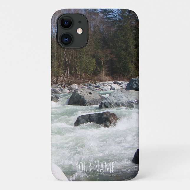 Your Own Whitewater Photo Personalised Vertical Case-Mate iPhone Case (Back)