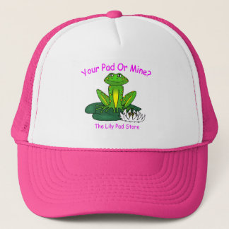 Your Pad or Mine - Pink -  Trucker Hat