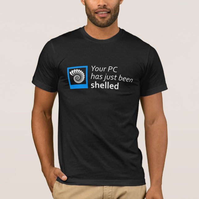 Your PC Has Just Been Shelled T-Shirt (Front)