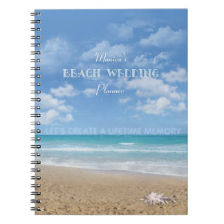 Your Personal Beach Wedding Planner  Notebook