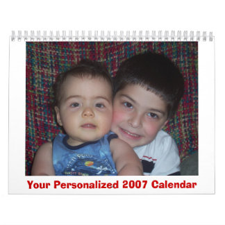Your Personalised 2007 Calendar
