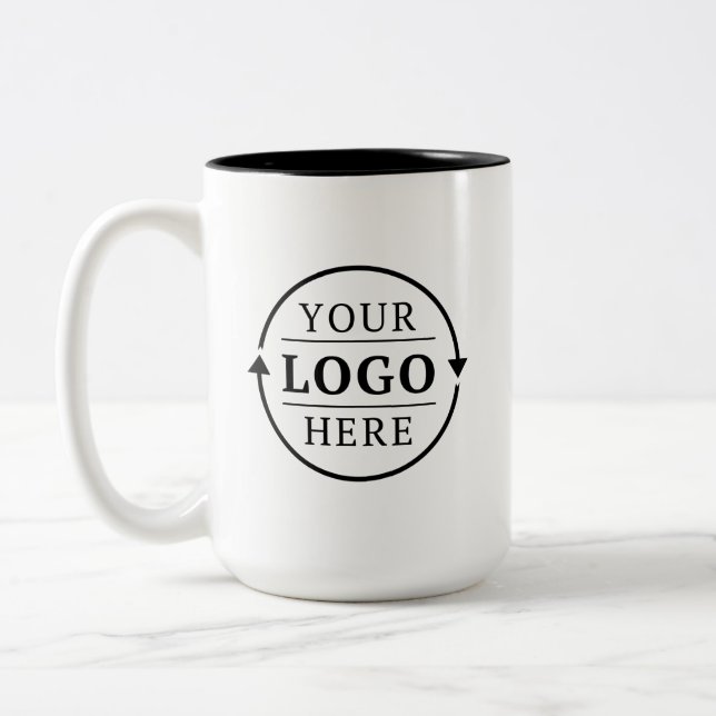 Your Personalised Company Logo Promotional Mug (Left)