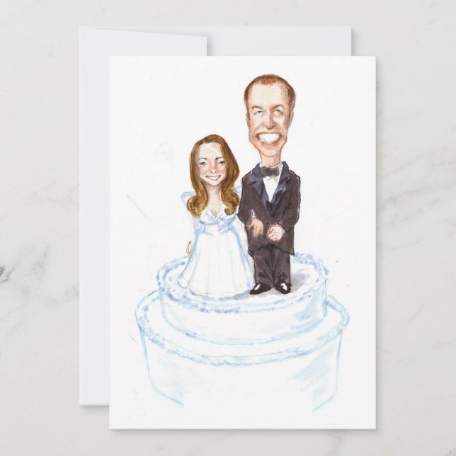 Your Personalised Kate/William Wedding Invitation (Front)