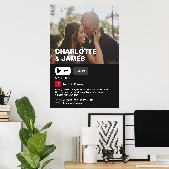 Your Personalised Movie Synopsis Photo  Poster (Home Office)