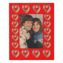 Your Personalised Photo Adorned By Love Hearts