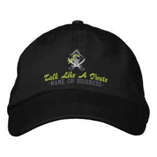 Your Personalised Pirate Embroidery Embroidered Hat