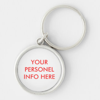 YOUR PERSONEL INFO HERE KEY RING