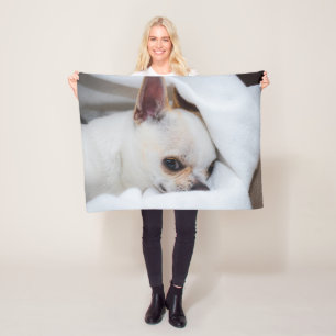 Your pet dog puppy custom photo chihuahua fleece blanket
