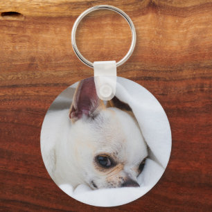 Your pet dog puppy custom photo chihuahua key ring