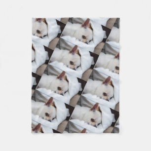 Your pet dog puppy custom photo chihuahua pattern fleece blanket