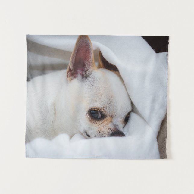 Your pet dog puppy custom photo chihuahua tapestry (Front (Horizontal))