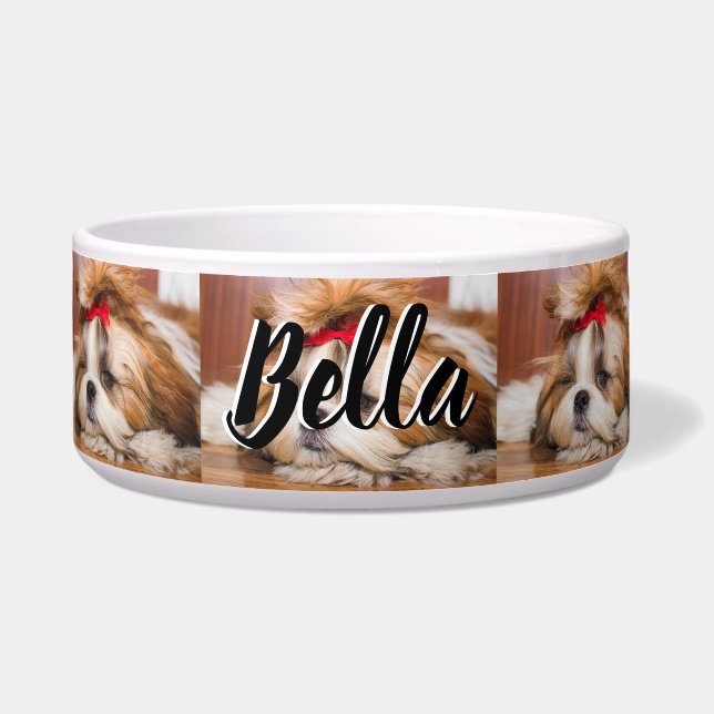 Your pet dog puppy custom photo pattern and name (Front)