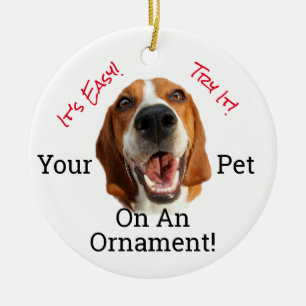 Your Pet On A  Ceramic Tree Decoration