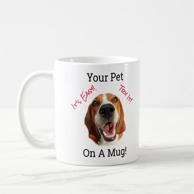 Your Pet On A  Coffee Mug (Left)