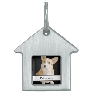 Your Pet Photo Image and Custom Name ID Tag
