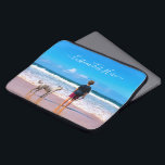 Your Pet Photo Laptop Sleeve with Custom Text<br><div class="desc">Custom Photo and Text Laptop Sleeves - Your Own Design with Pet Dog - Personalised Family / Friends or Personal Laptop Sleeve Gift - Add Your Photo and Text - Resize and move or remove and add elements / text with Customisation tool ! Choose / add your favourite font /...</div>