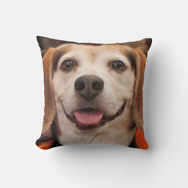 Your Pet Photo Personalised Dog Cat Cushion (Front)