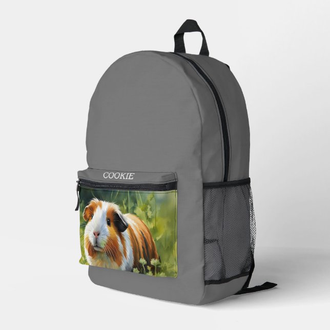 Your Pet Photo Printed Backpack (Back Corner Right)