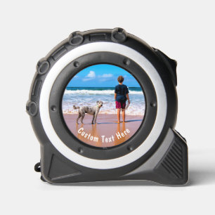 Your Pet Photo Tape Measure Personalised Text 1