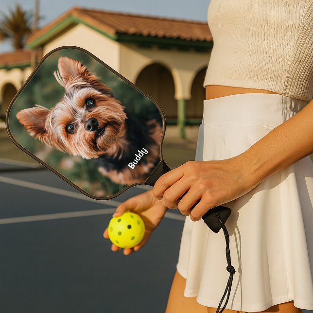 Your Pet with Name Pickleball Paddle (Creator Uploaded)