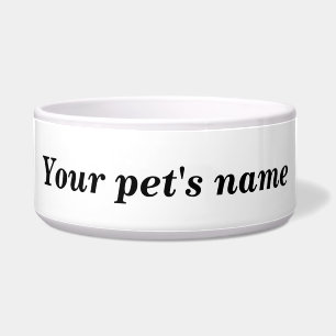 Your Pet's Name on Pet Bowl