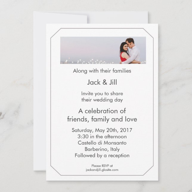 Your Photo 5x7 Invitation (Front)