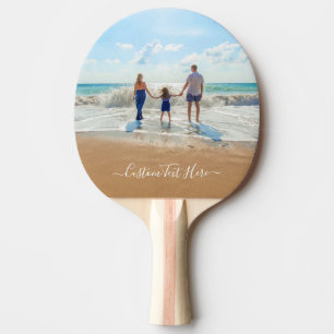 Your Photo and Custom Text Ping Pong Paddle